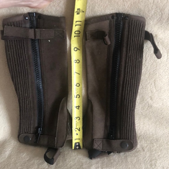 Thornhill Ovation Other - Thornhill Ovation Half Chaps Child’s Pro Top Grain Leather Spats SZ 8 Gaiters
